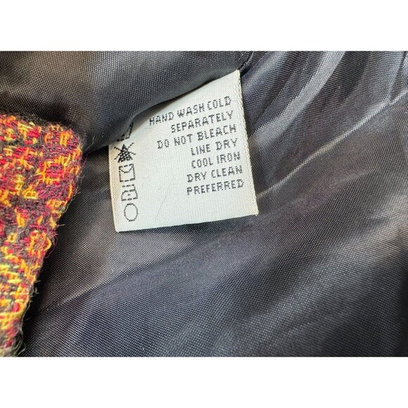 Vintage Patchwork Jacket Floral Embroidery & Toggle Closures - Picture 6 of 9